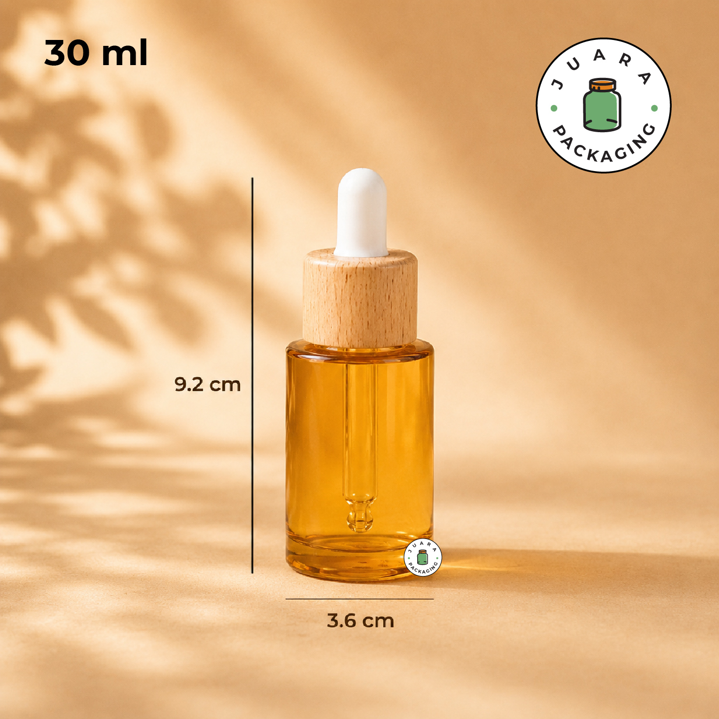 Botol Kaca Kuning Bening - 20 ml 30 ml - Image 5