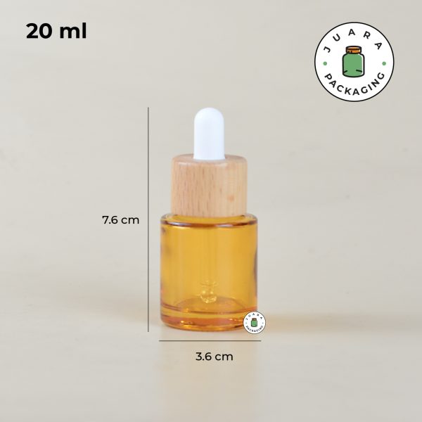 Botol Kaca Kuning Bening - 20 ml 30 ml - Image 4