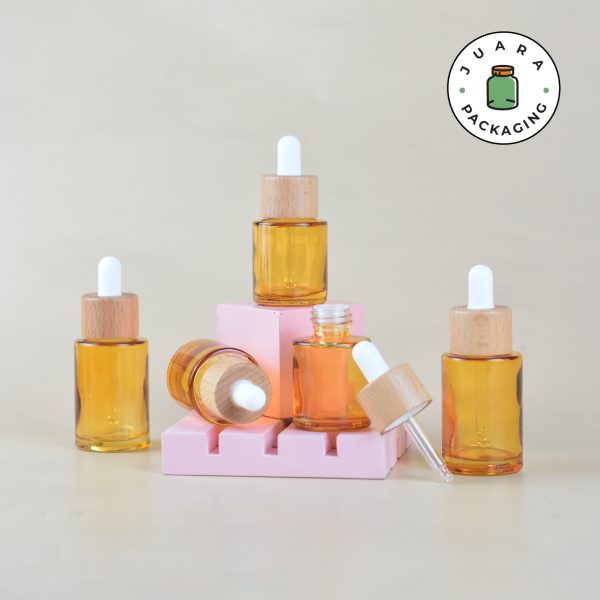 Botol Kaca Kuning Bening - 20 ml 30 ml - Image 5