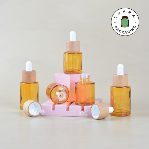 Botol Kaca Kuning Bening - 20 ml 30 ml - Image 2