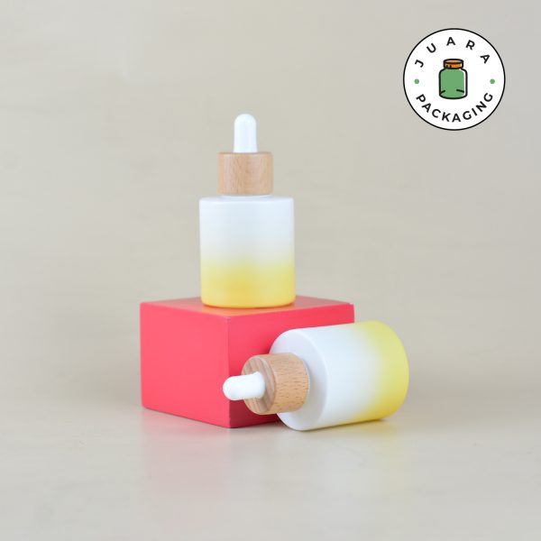Botol Kaca Gradasi Tutup Kayu - 50 ml - Image 4