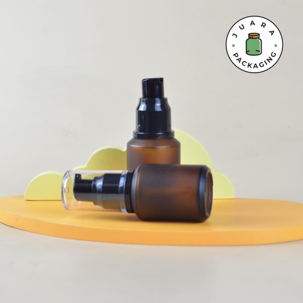 Botol Kaca Pump Amber - 30 ml - Image 4