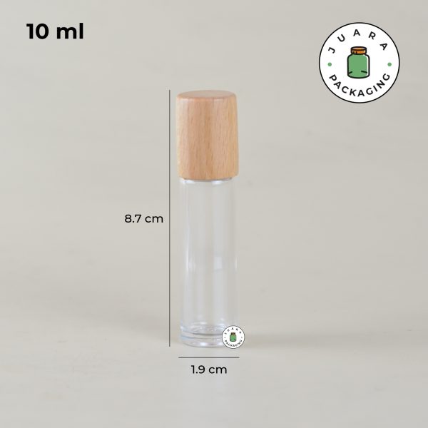 Botol Kaca Roll On Bening - 10 ml - Image 3