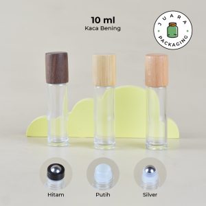 Botol Kaca Roll On Bening - 10 ml