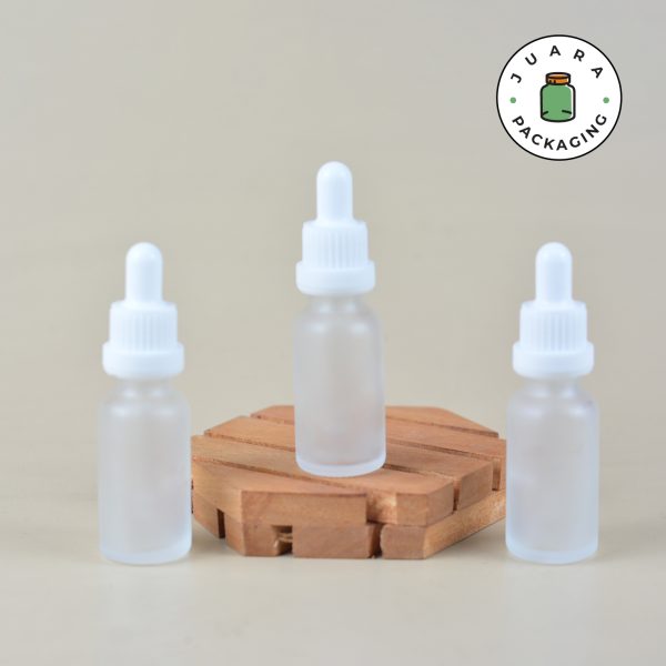 Botol Pipet Kaca Frosted - 20 ml