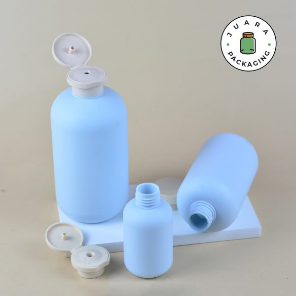 Botol Fliptop Plastik Biru - 100 ml 300 ml 500 ml - Image 3