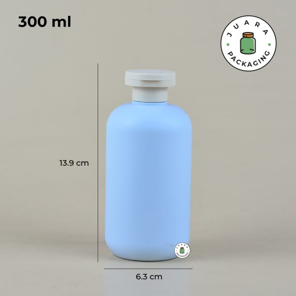 Botol Fliptop Plastik Biru - 100 ml 300 ml 500 ml - Image 5