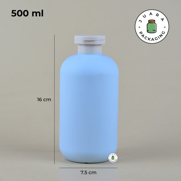 Botol Fliptop Plastik Biru - 100 ml 300 ml 500 ml - Image 6