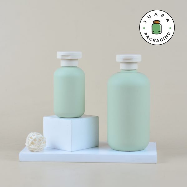 Botol Fliptop Plastik Hijau - 100 ml 300 ml