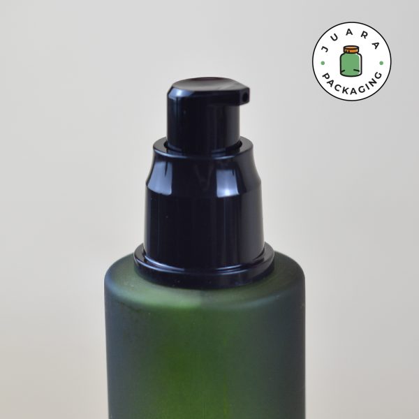 Botol Kaca Hijau Pump Hitam - 100 ml - Image 4
