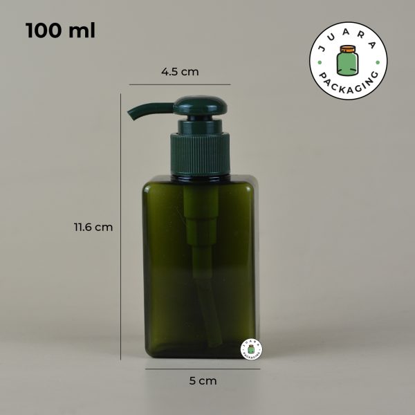 Botol Pump Plastik Kotak - 100 ml - Image 5