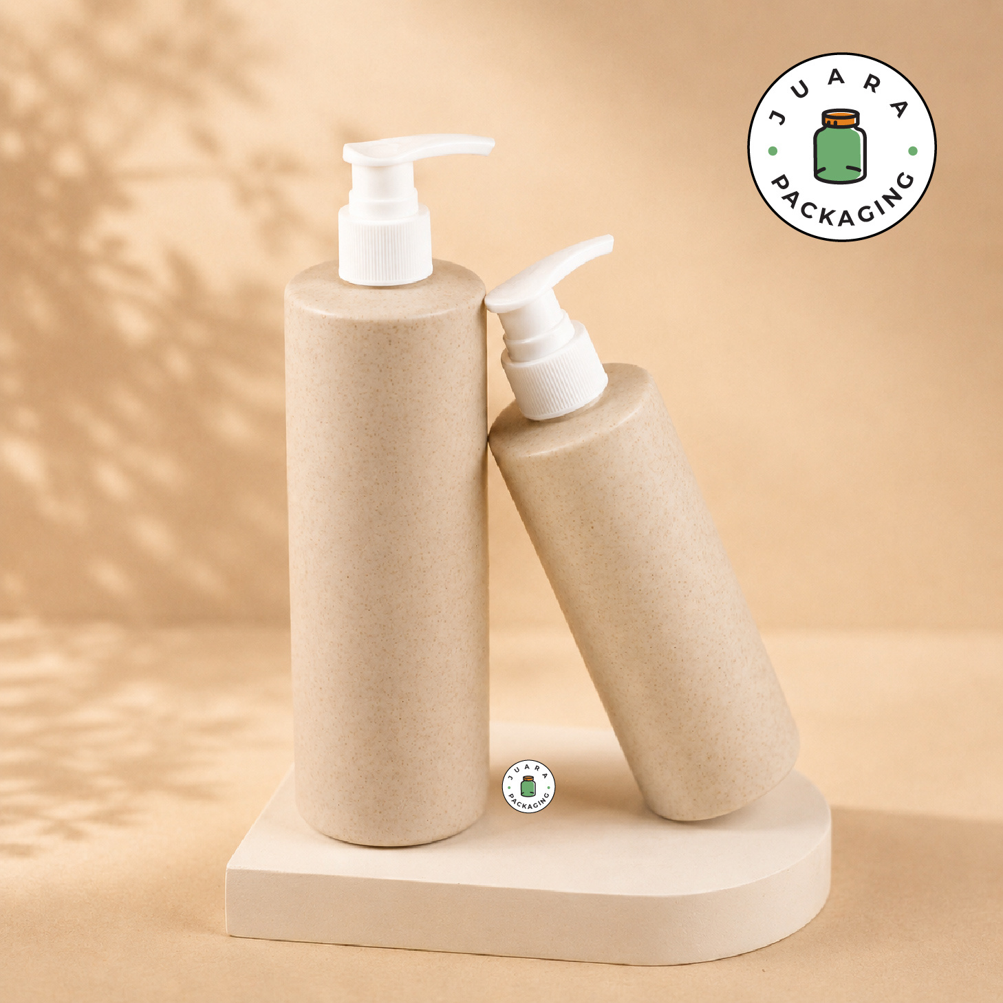 Botol Pump Plastik Daur Ulang - 250 ml 400 ml - Image 2