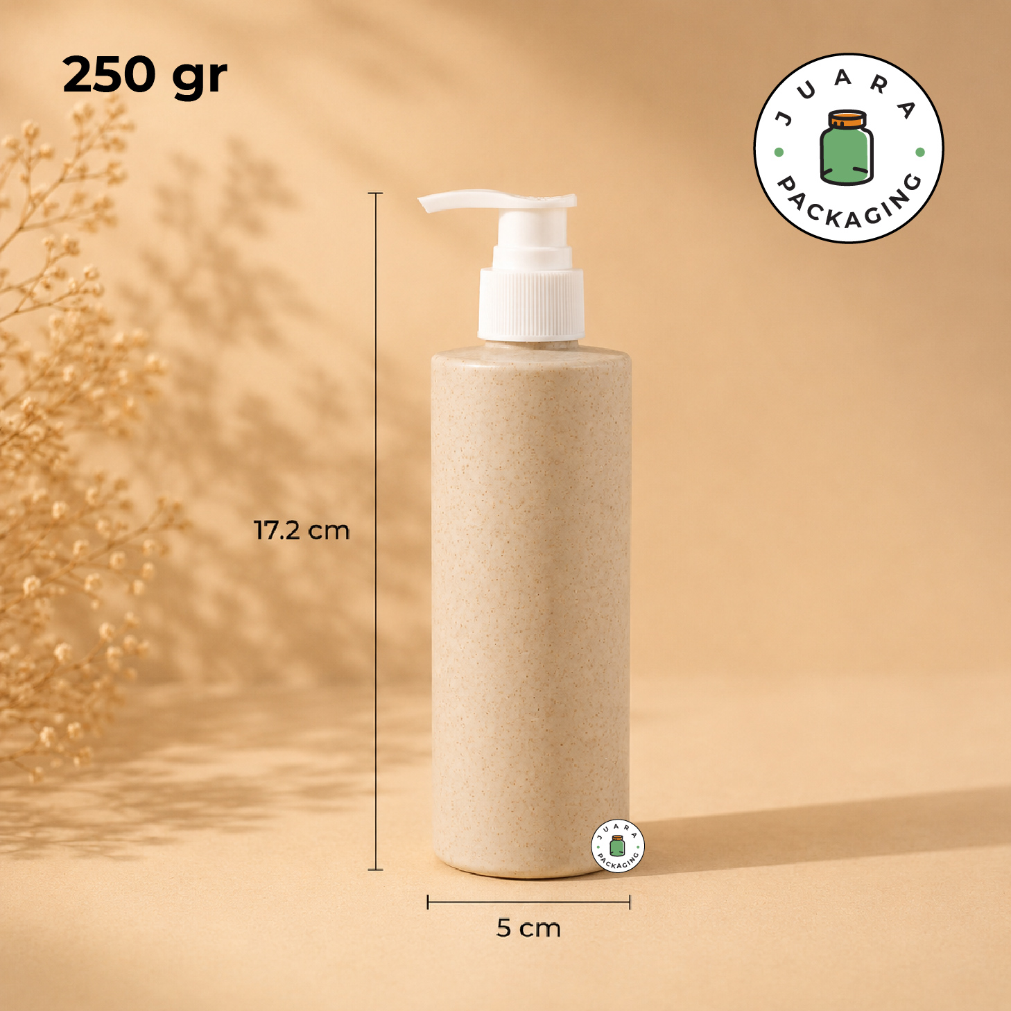 Botol Pump Plastik Daur Ulang - 250 ml 400 ml - Image 3