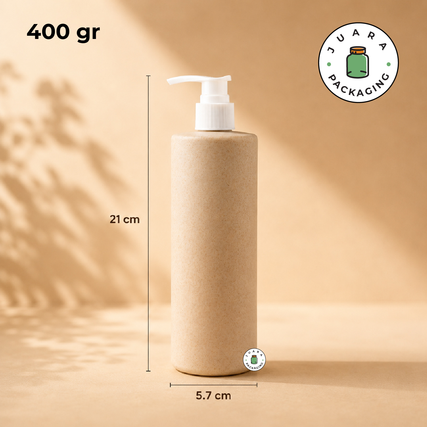 Botol Pump Plastik Daur Ulang - 250 ml 400 ml - Image 4
