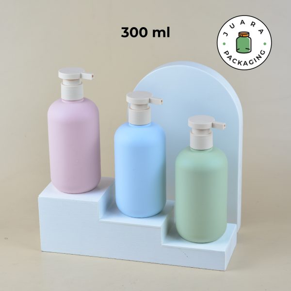 Botol Pump Plastik Pastel - 300 ml