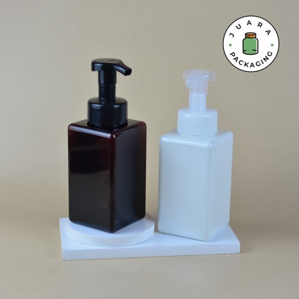 Botol Pump Plastik Kotak - 450 ml - Image 3