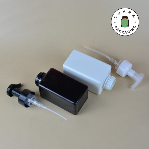 Botol Pump Plastik Kotak - 450 ml - Image 4