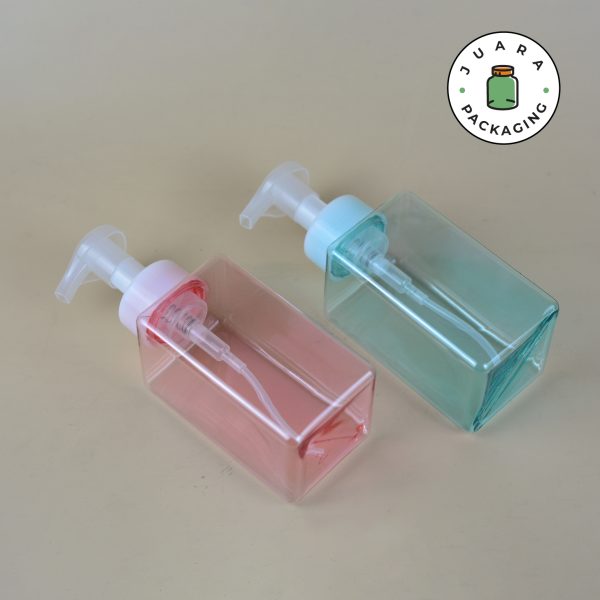 Botol Pump Plastik Kotak - 450 ml - Image 5