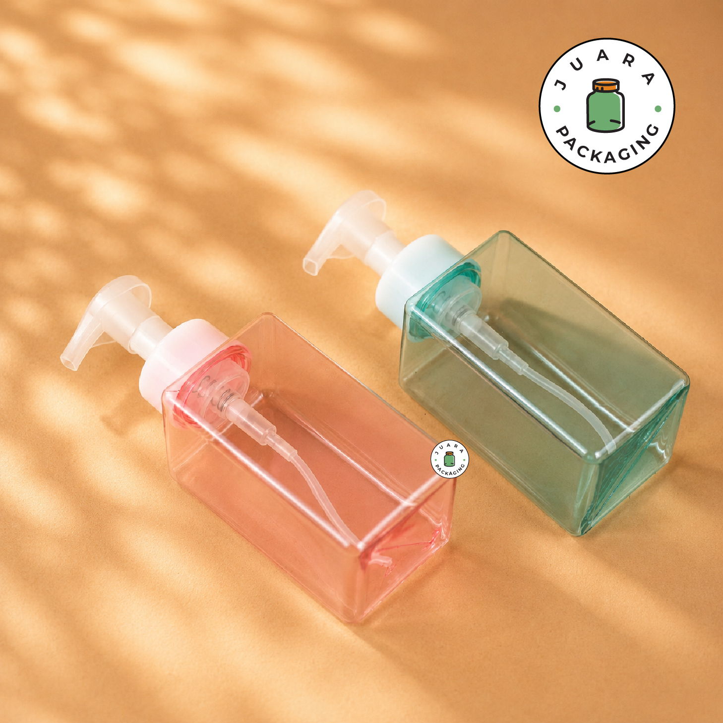 Botol Pump Plastik Kotak - 450 ml - Image 6
