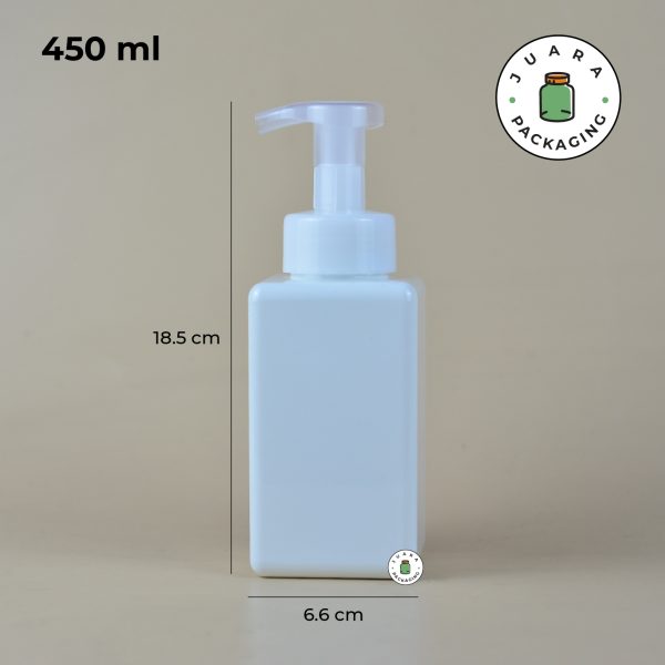 Botol Pump Plastik Kotak - 450 ml - Image 6