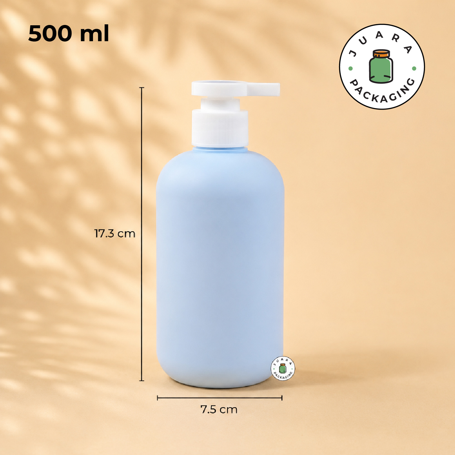Botol Pump Plastik Pastel - 500 ml - Image 3