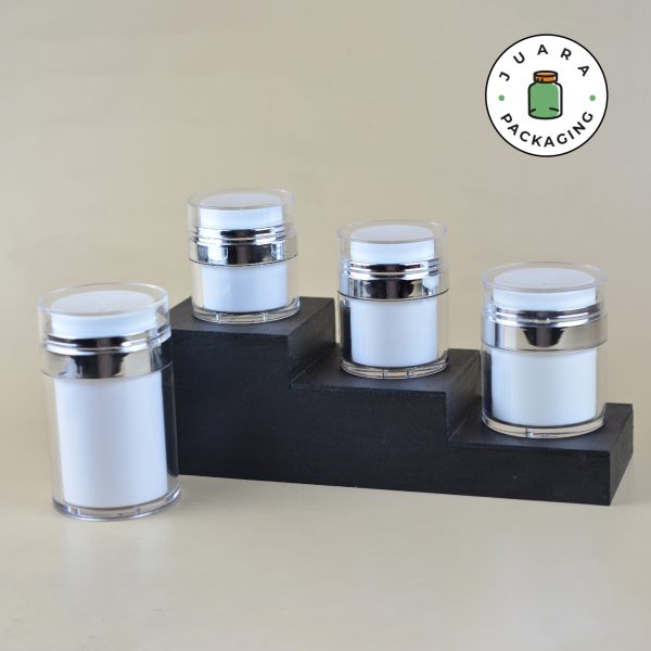 Pot Cream Airless Pump - 15 ml 30 ml 50 ml 100 ml