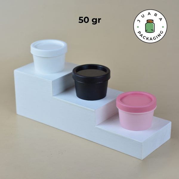 Pot Plastik + Segel - 50 gr