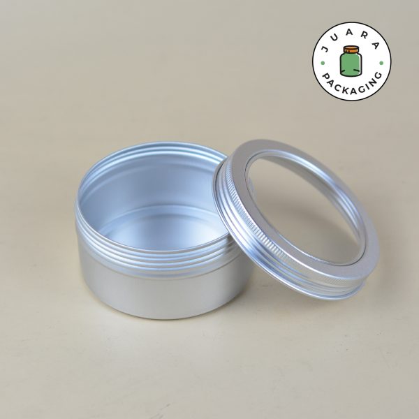 Jar Aluminium Tutup Transparan - 200 ml - Image 4