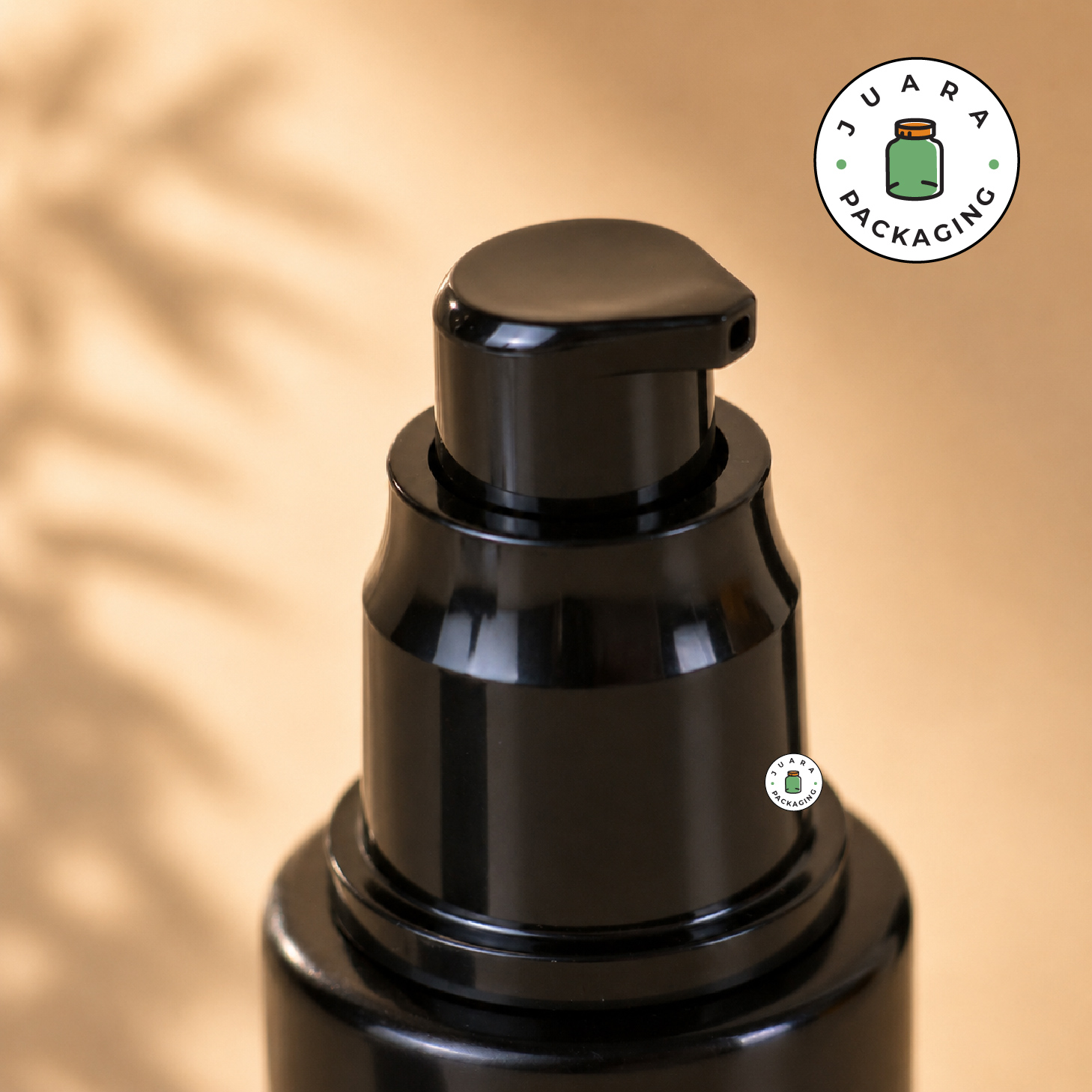 Botol Kaca Hitam Tutup Pump Hitam Tutup Silinder - 20ml - Image 4