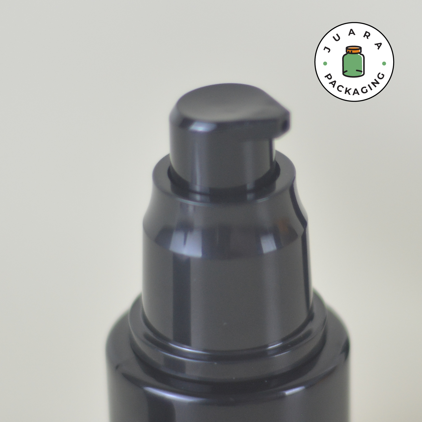 Botol Kaca Hitam Tutup Pump Hitam Tutup Silinder - 20ml - Image 5