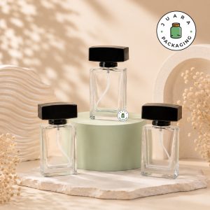 Botol Spray Kaca Tutup Hitam - 30ml