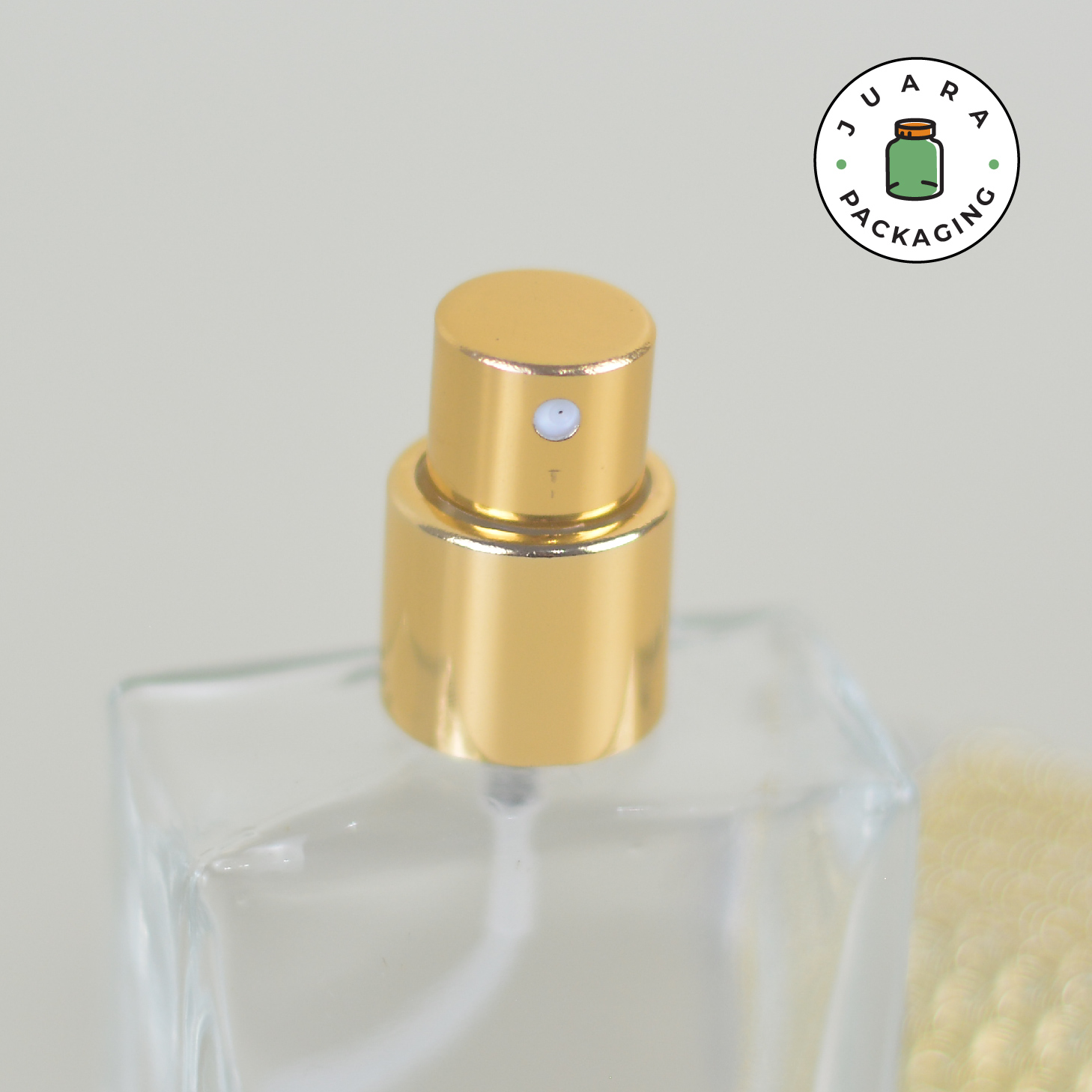 Botol Spray Kaca Tutup Gold Anyam - 30ml - Image 4