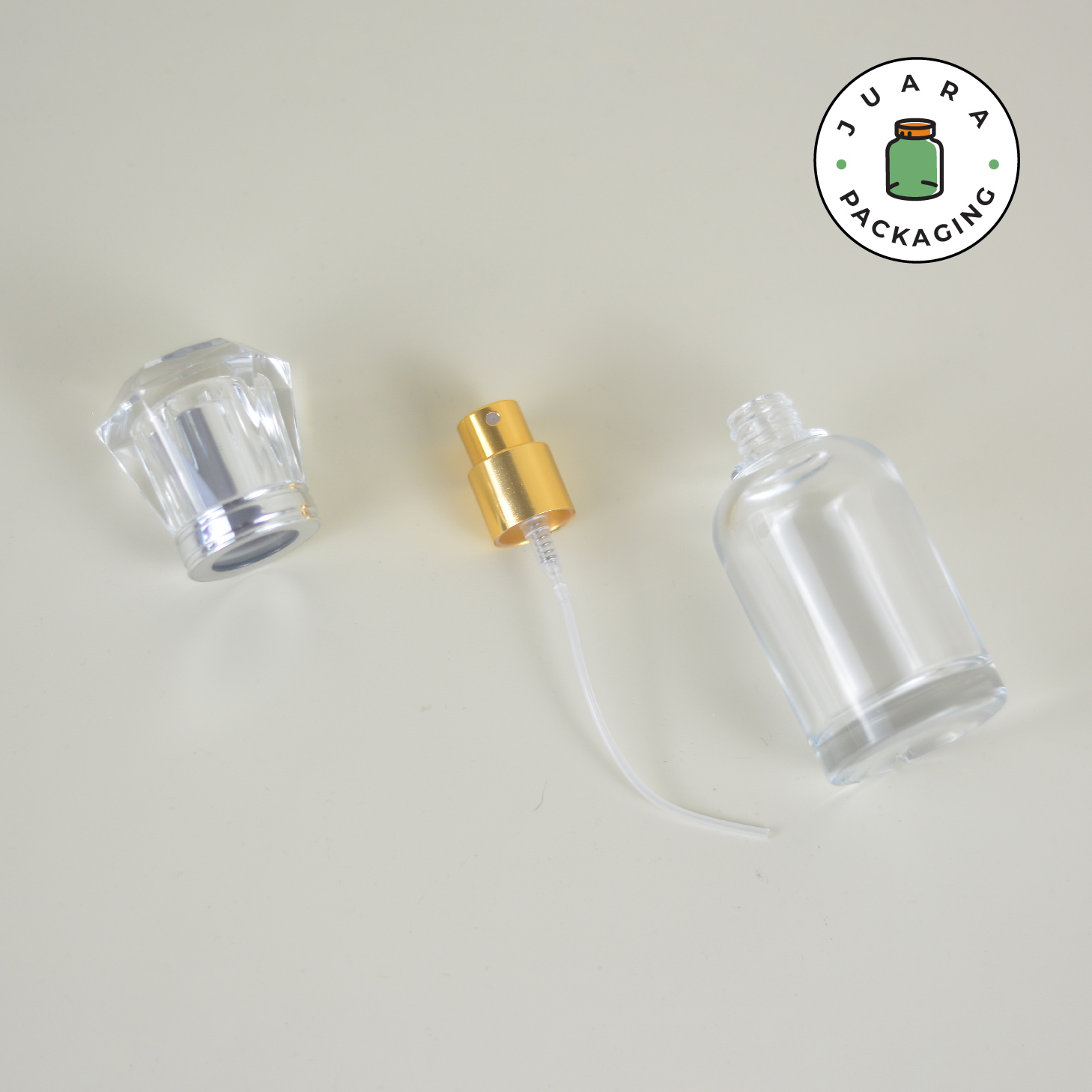 Botol Spray Kaca Tutup Berlian - 30ml - Image 5