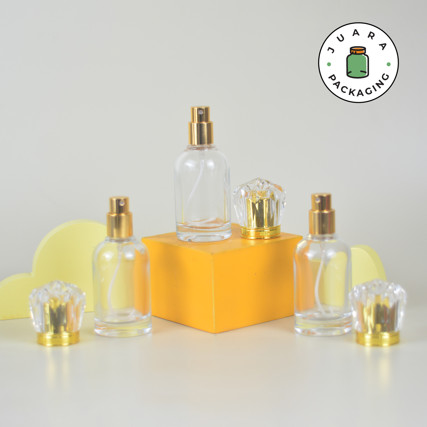 Botol Spray Kaca Tutup Mahkota - 30ml - Image 2