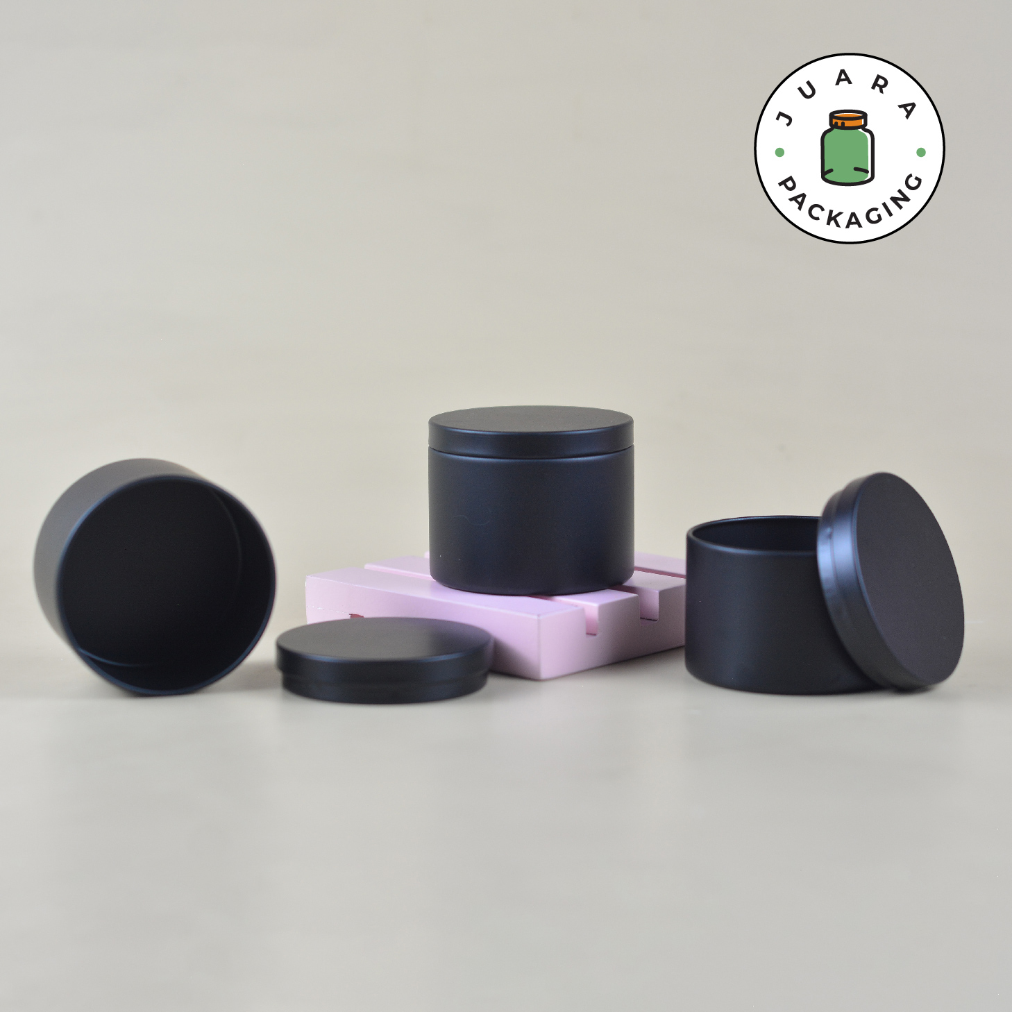 Jar Kaleng Inner Hitam - 100 ml - Image 2