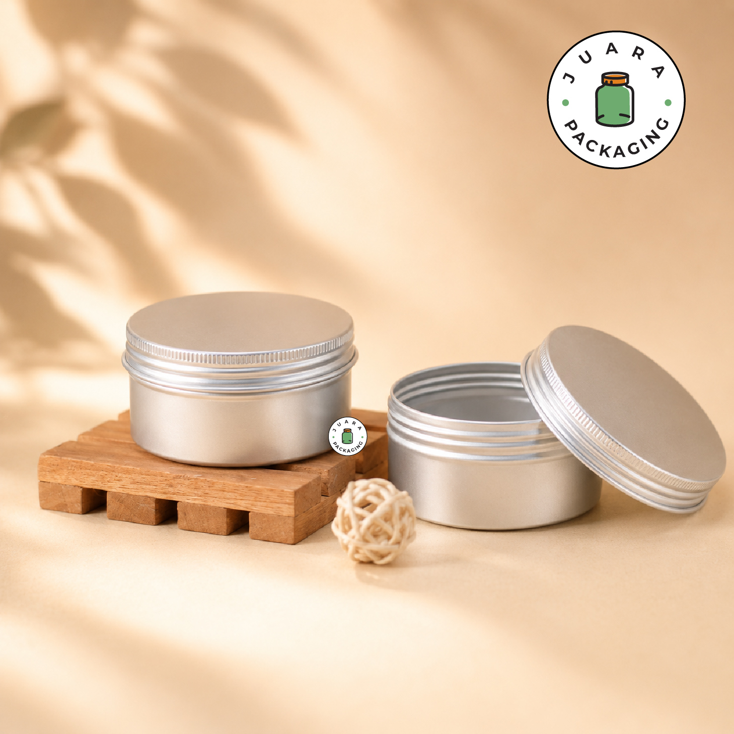 Jar Silver Doff Ukuran Sedang Pipih - Image 2