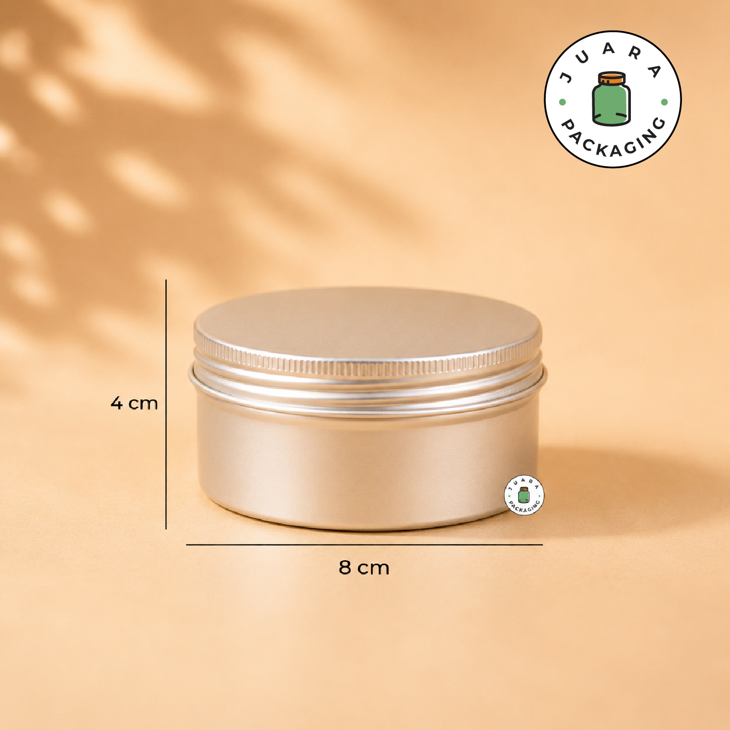 Jar Silver Doff Ukuran Sedang Pipih - Image 3