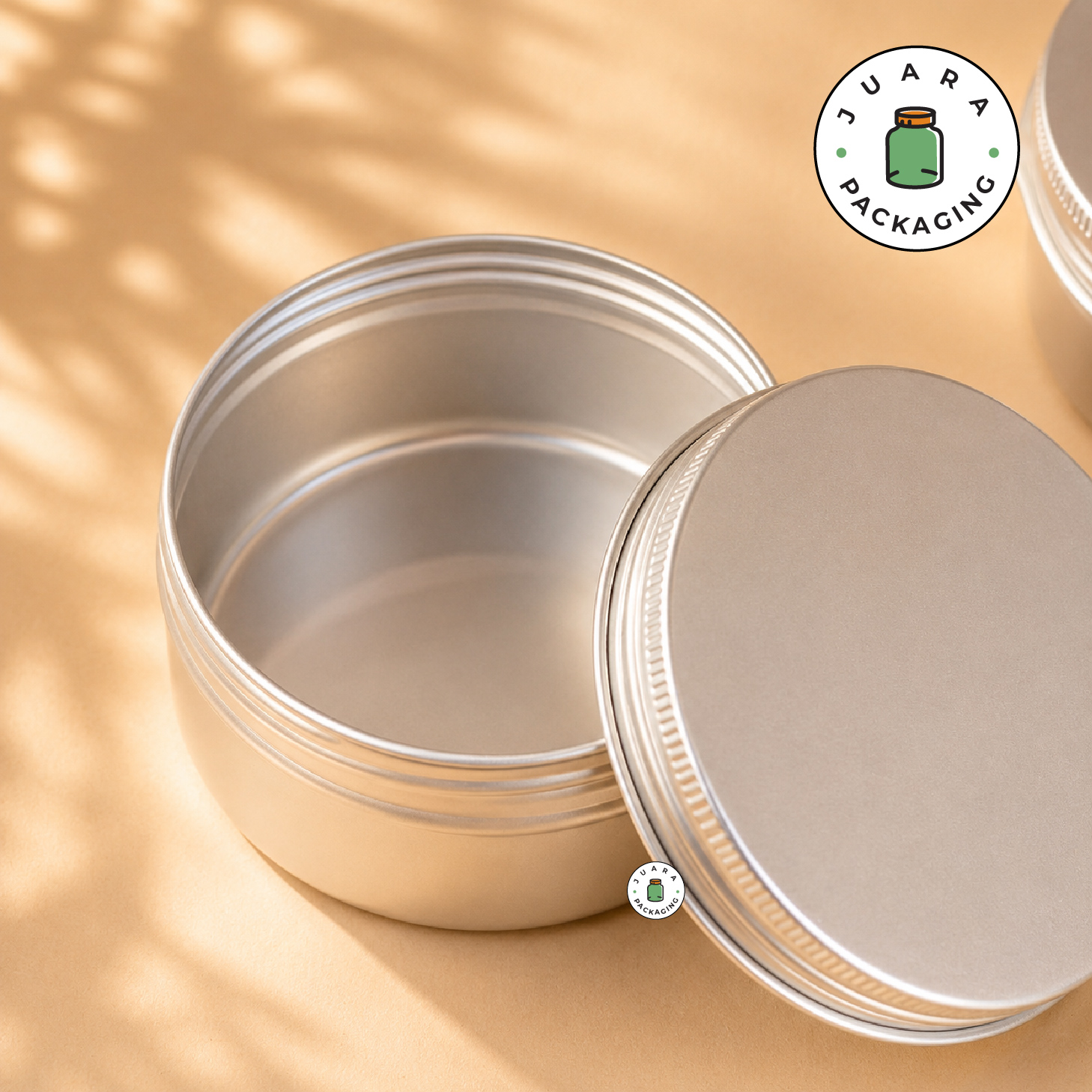 Jar Silver Doff Ukuran Sedang Pipih - Image 4