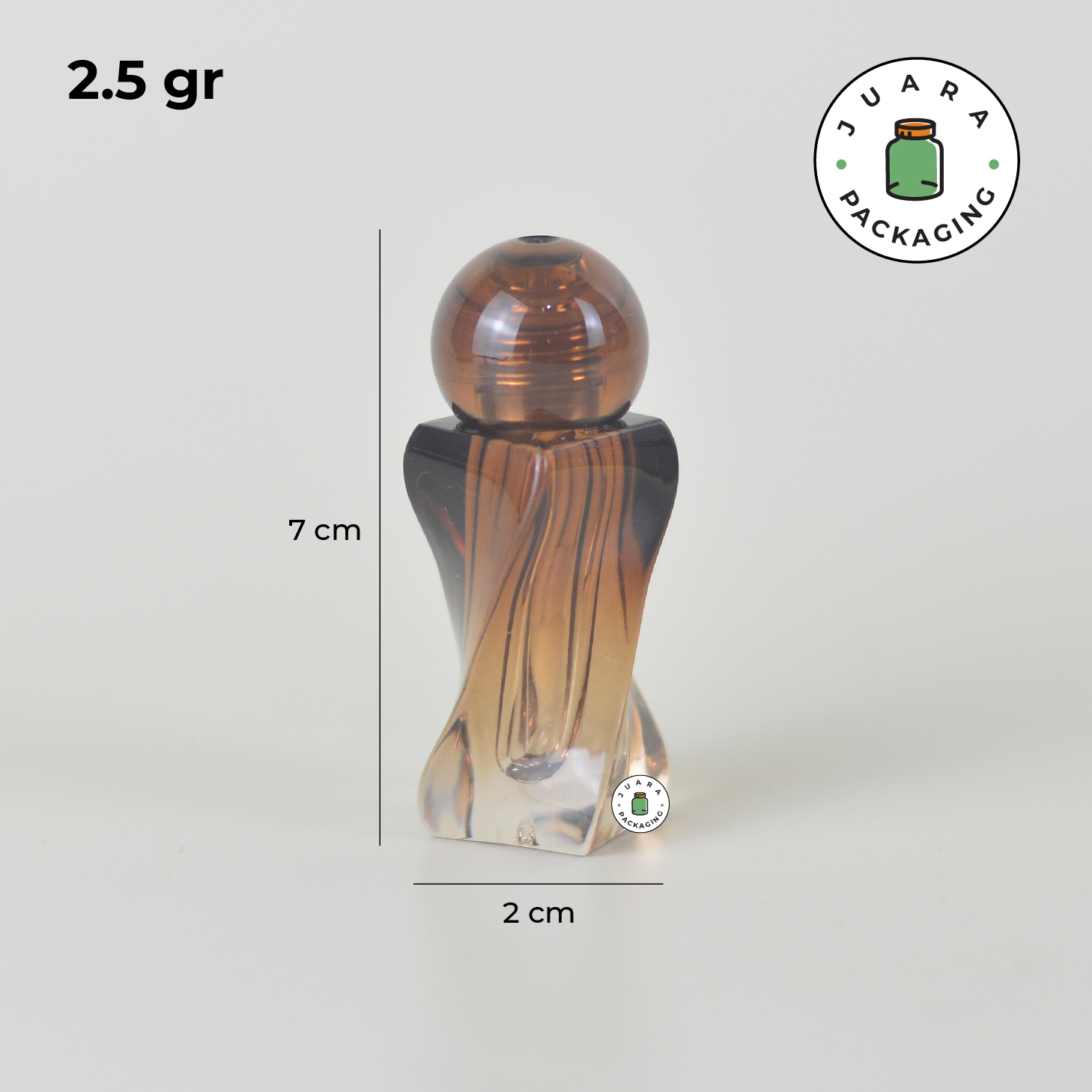 Wadah Lipcare Coklat - 2.5 gr - Image 3