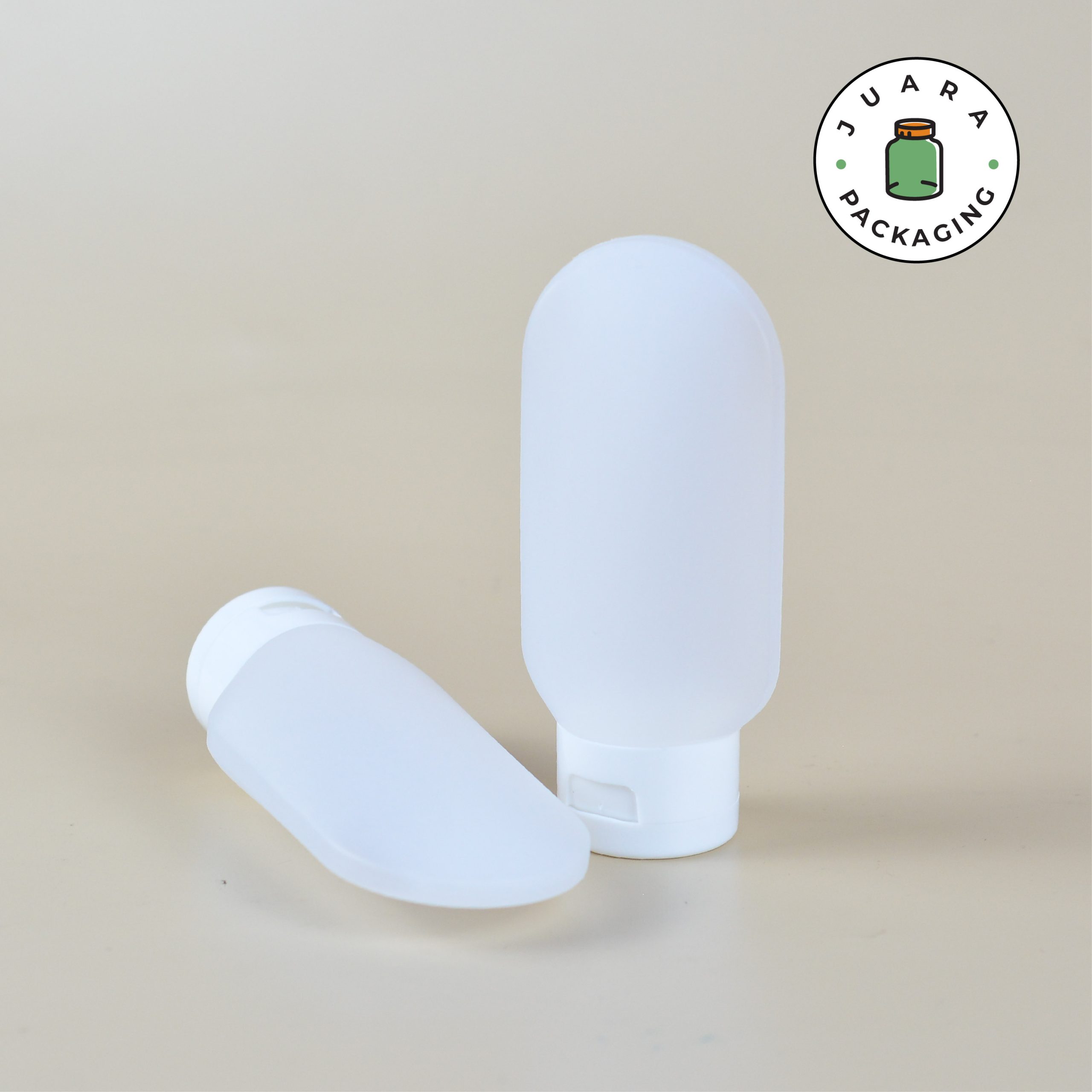 Botol Plastik Fliptop Putih - 60 ml - Image 3