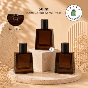 [PRESS] Botol Parfum Coklat - 50 ml