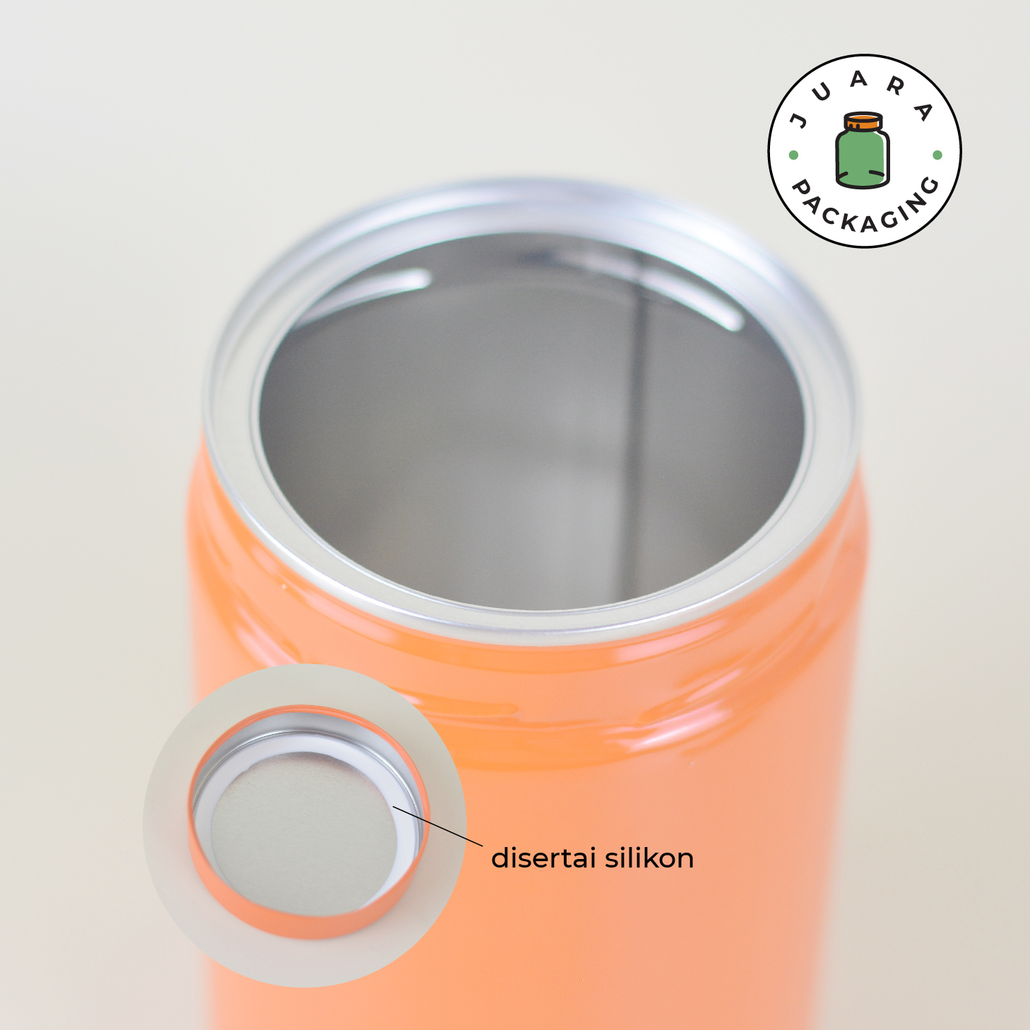 Jar Silinder Ukuran Tinggi Hijau Orange - Image 4