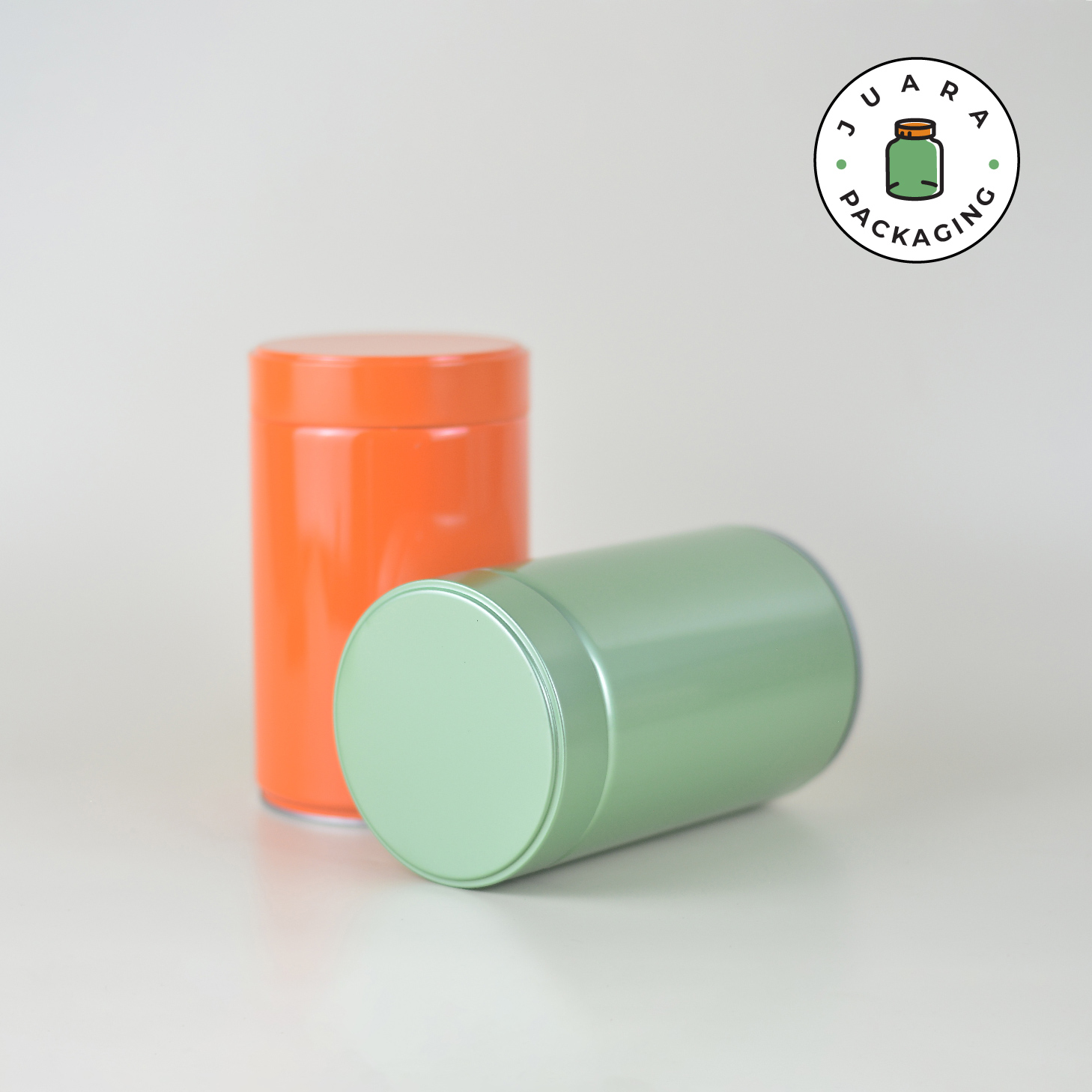 Jar Silinder Ukuran Tinggi Hijau Orange - Image 5