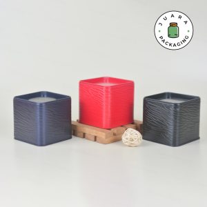 Jar Tin Can Kotak Motif Texture