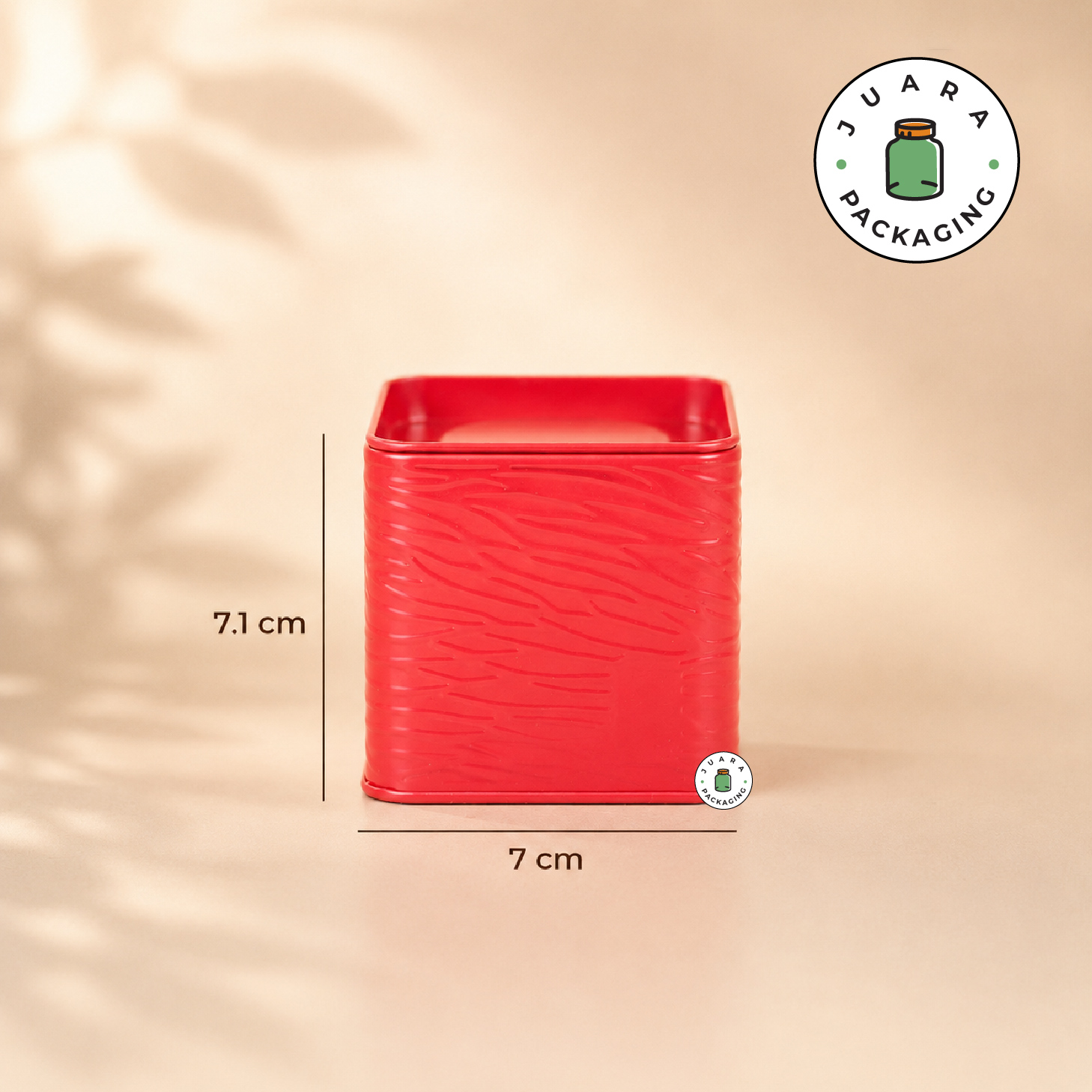 Jar Tin Can Kotak Motif Texture - Image 3