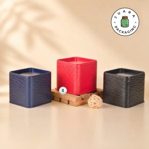 Jar Tin Can Kotak Motif Texture